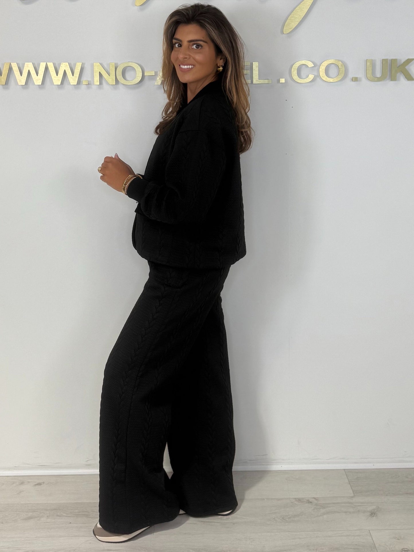 Plaited Gold Hardware Straight Leg Tracksuit (2 Colours)