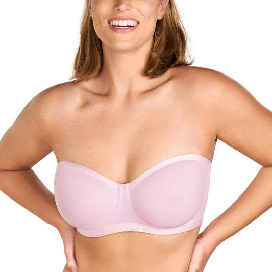 Convertible Strapless Minimizer Bandeau Bra