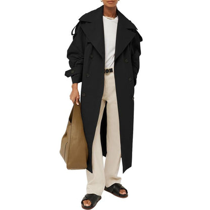 Oversized Long Trench Coat