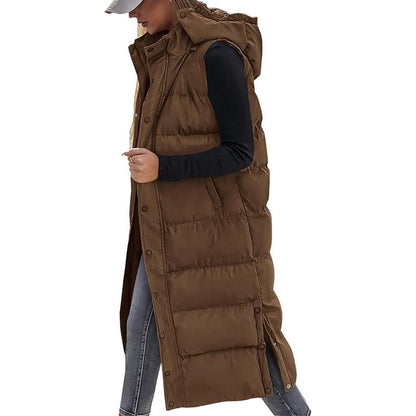Winter Long Puffer Vest