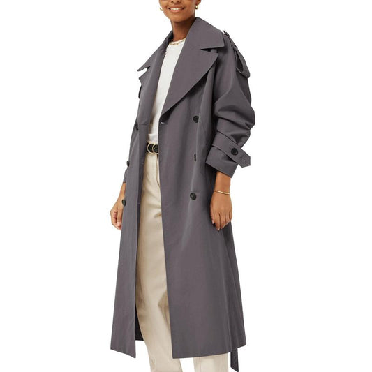 Oversized Long Trench Coat