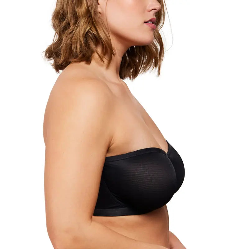 Convertible Strapless Minimizer Bandeau Bra