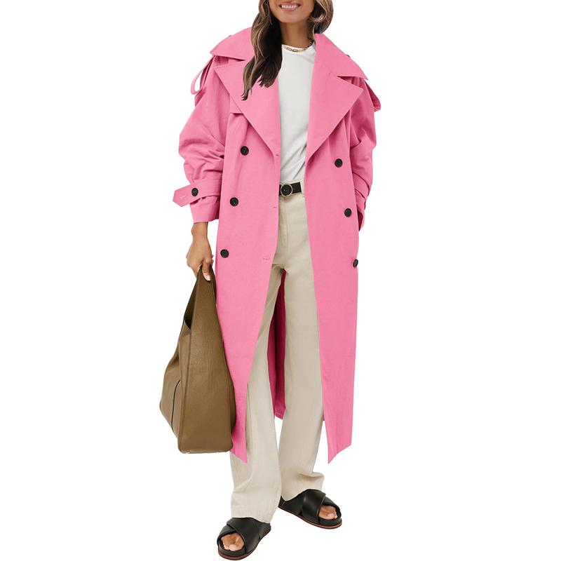 Oversized Long Trench Coat