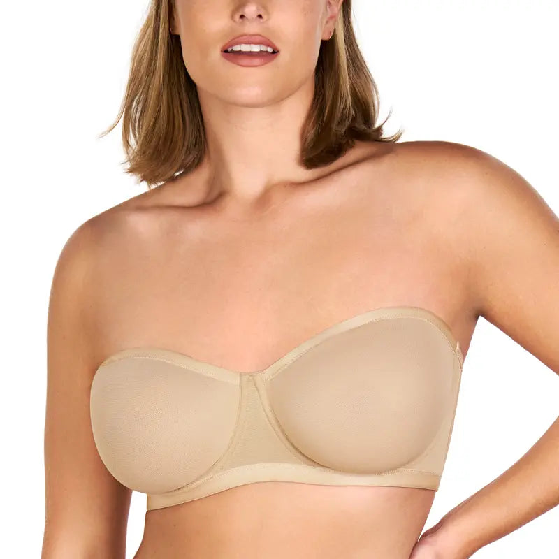 Convertible Strapless Minimizer Bandeau Bra
