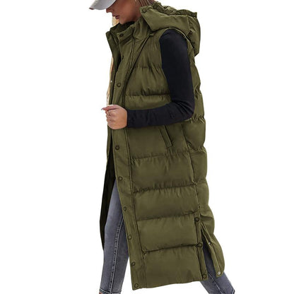 Winter Long Puffer Vest