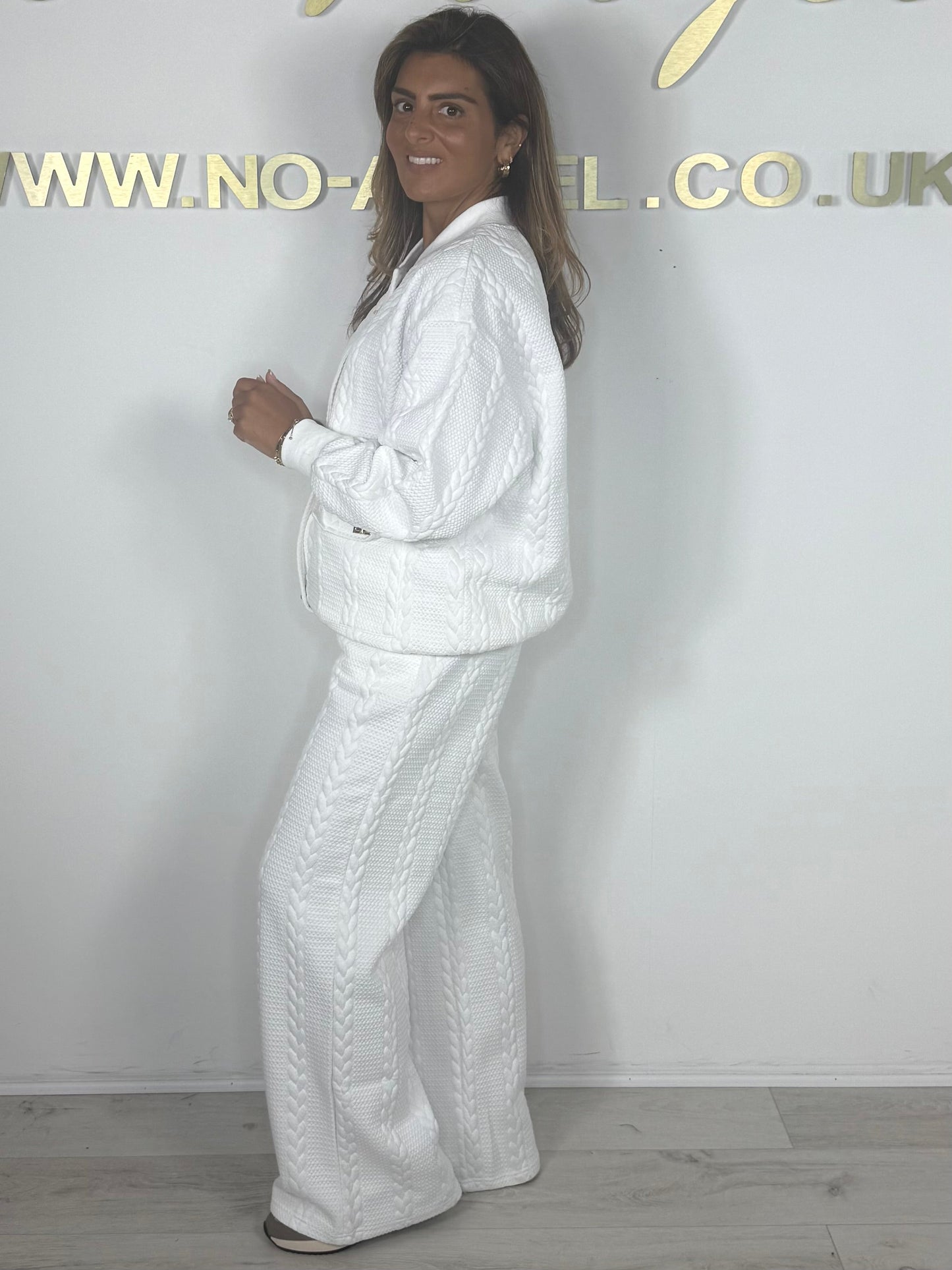Plaited Gold Hardware Straight Leg Tracksuit (2 Colours)